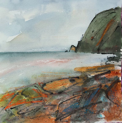 Jacobs Ladder Beach 6x6in