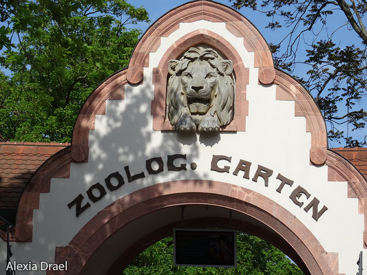Eingang des Leipziger Zoos