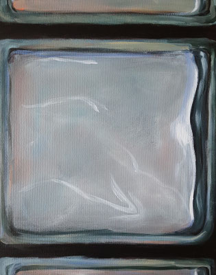 Waterworks - inside & outside IV/2, 2021, acrylic on canvas, 50 x 40 cm