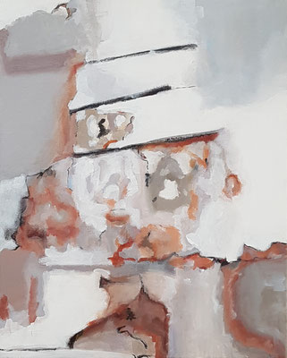 Waterworks - inside & outside II/2, 2021, acrylic on canvas, 50 x 40 cm