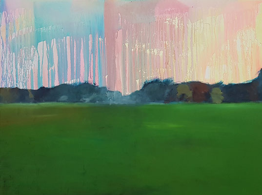 Waterworks - outside I, 2021, acrylic on canvas, 120 x 160 cm