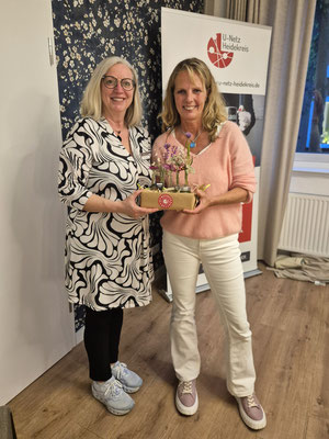 1. Vorsitzende Carola Fernau und Referentin Susanne Heitmann