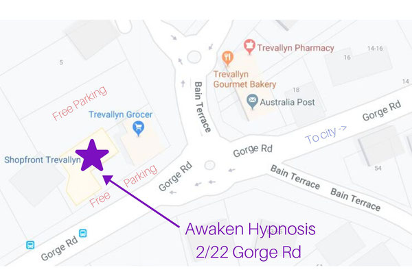 Awaken Hypnosis Launeston now at 2/22 Gorge Road Trevallyn