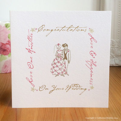 30. Wedding from the Life Cards range with gem