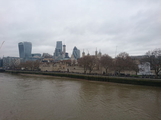 Het uitzicht vanaf Towerbridge