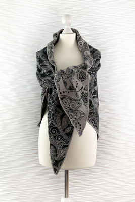 DREIECKTUCH · Anthrazit / Zinn