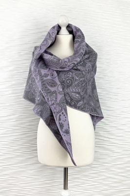 DREIECKTUCH · Lavendel / Zinn