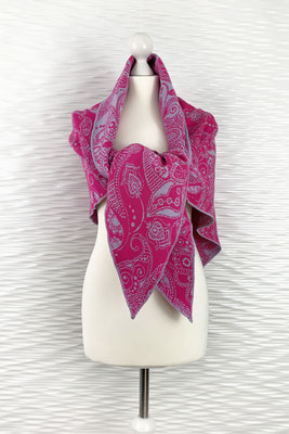 DREIECKTUCH · Lavendel / Neonpink