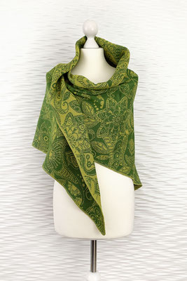 DREIECKTUCH · Limette / Farn