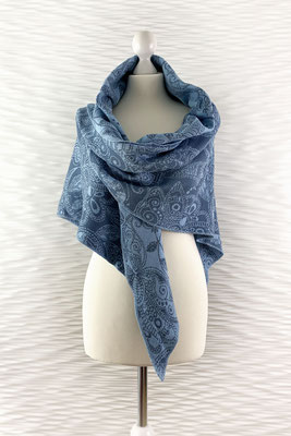 DREIECKTUCH · Taubenblau / Aqua