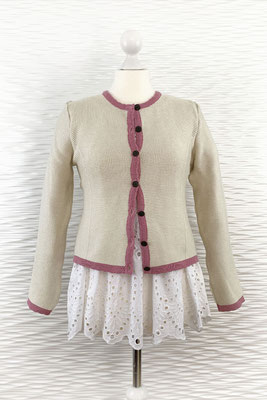 Tranchtenjacke · Creme/Anemone