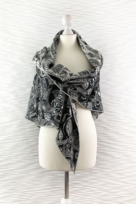 DREIECKTUCH · Anthrazit / Creme