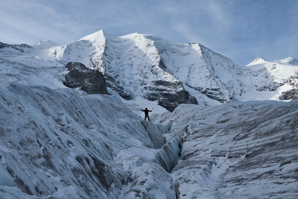"Piz Palü-Gletscher... 3.9.2023"    Tobilafotografie Toni Bischof, Ladir