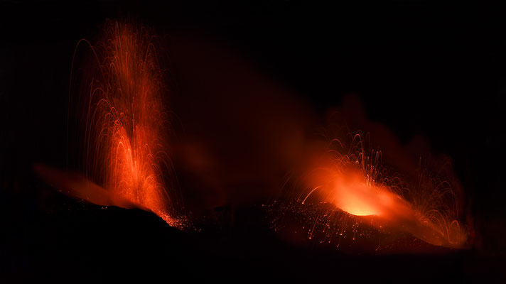 Vulkaneruption Stromboli  "Tobilafotografie"  Toni Bischof Ladir