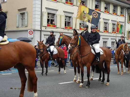 Delia am Auffahrtsumritt 2018