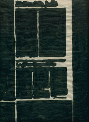 "Un jour en noir" p.42 huile sur papier "Libération" du 22 avril 2002 40x28cm.