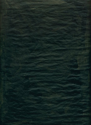 "Un jour en noir" p.7 huile sur papier "Libération" du 22 avril 2002 40x28cm. 