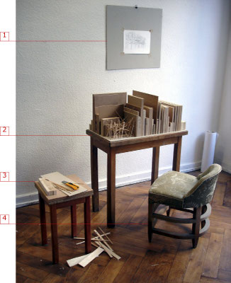 Le Buisson creux, dispositif pour travail en loge