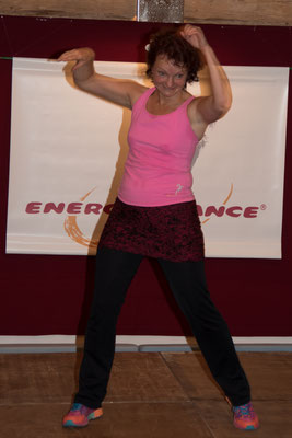 Manuela Wende Trainerin Mastertrainerin i.A. Energydance® auf dem Festival