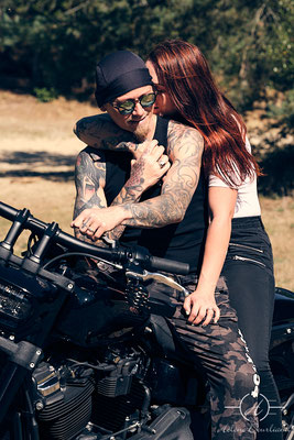 shooting moto en couple dans les Yvelines