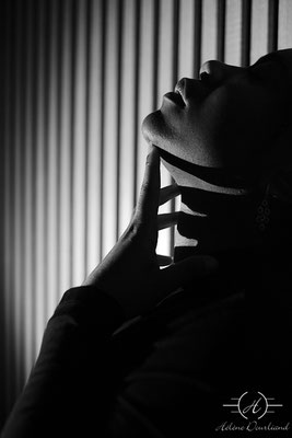 séance photo originale en noir et blanc