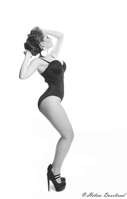 idée shooting photo femme inspirée du style pin up