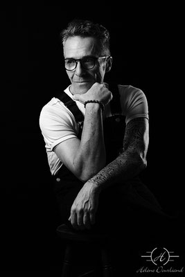 photo homme en studio à Rambouillet