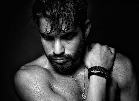 shooting homme en studio