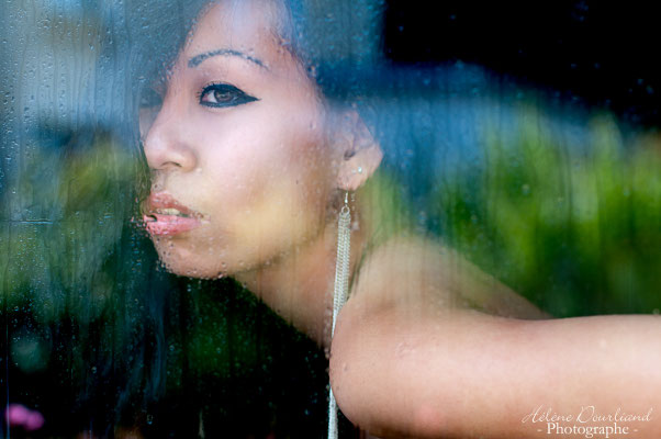 shooting photo femme reflet en extérieur Paris Rambouillet Yvelines