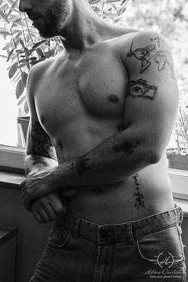 portrait masculin en lumière naturelle