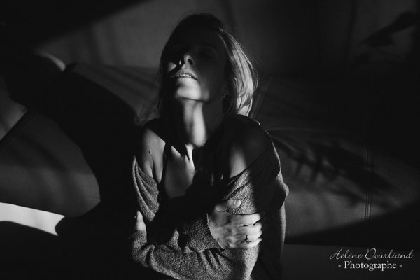 portrait boudoir en lingerie élégante