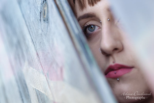 Portrait de femme en extérieur