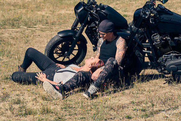 shooting moto en couple dans les Yvelines