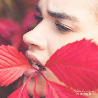 shooting photo en extérieur en automne dans les Yvelines