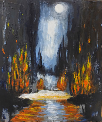 Abstract, 2025  45x52  paletmes