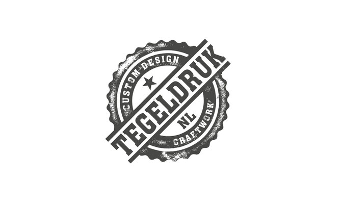 Tegeldruk  - logo ontwerp