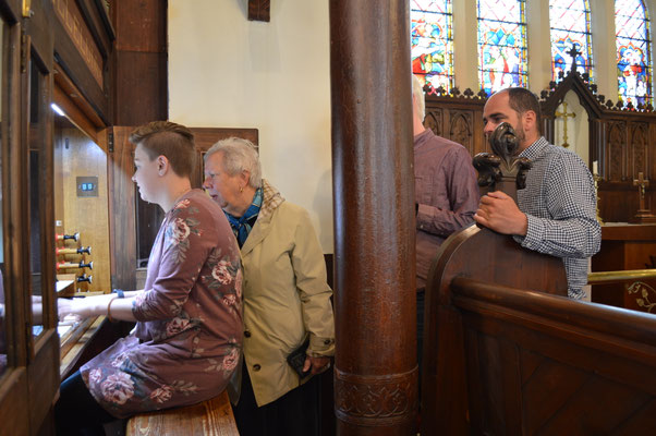 Visite de la classe d'orgue de l'Université Duquesne de Pittsburgh, avec leur professeur, Ann Labounsky. Le 19 Mai 2019