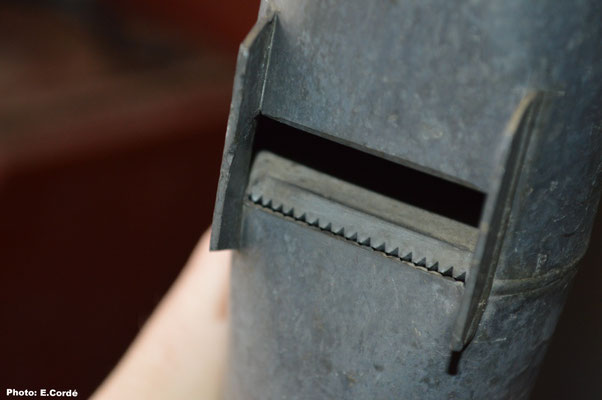 Détail d'une bouche de l'Open Diapason 8'