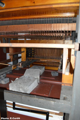 Vue d'ensemble de la mécanique et de la soufflerie