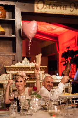 Hochzeitsfeier in der Osteria Maria Berlin