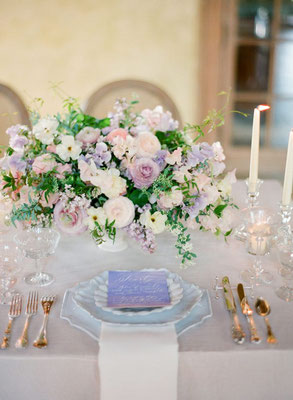 Inspiration table lilas Bridgerton