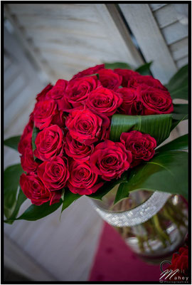 roses rouges mariage