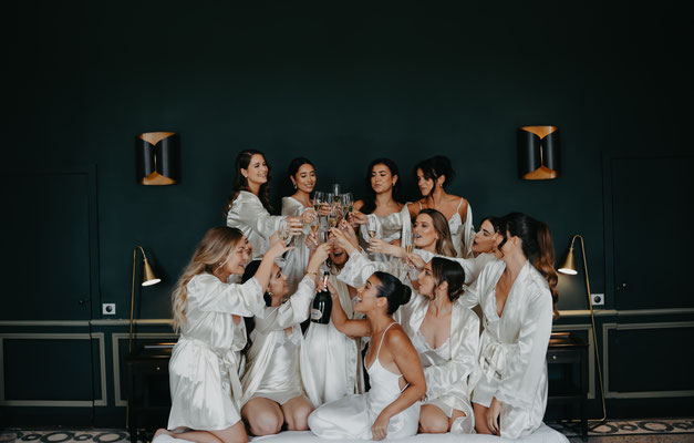 Photo souvenir préparatif de la mariée