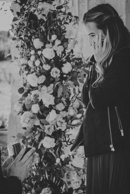 Photographie demande en mariage