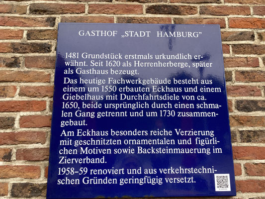 Alteste Gaststätte Hamburgs von 1550 - Foto: Petra Schweim