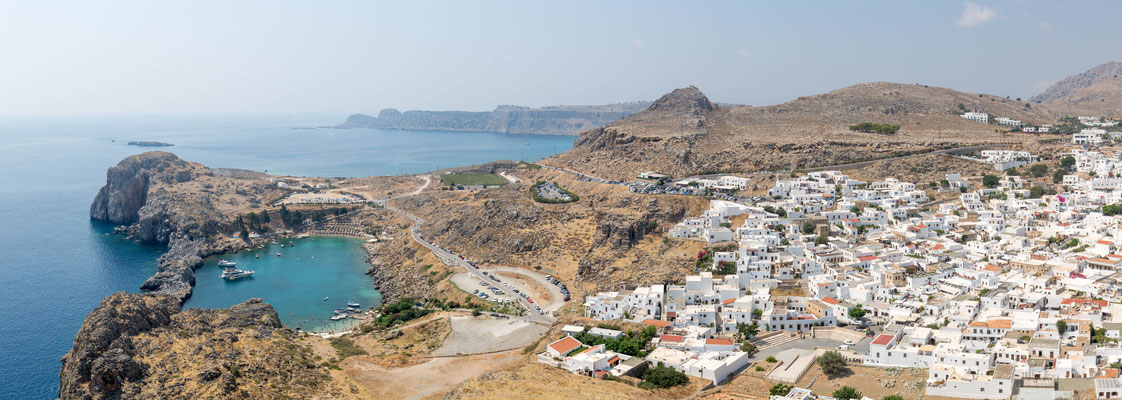 Ausblick Aktopolis Lindos, photo Anna Grünauer