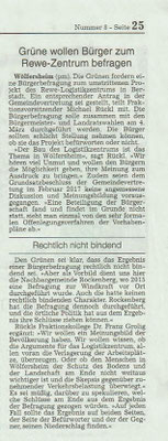 Wetterauer Zeitung, 10.1.2018