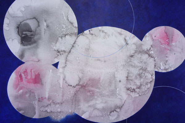 Cosmic Dreaming 70 x 100 cm Acryl/Acryltusche auf Karton