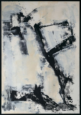 Katharsis 100 x 70 cm Mischtechnik, Acryl, Linoldruck