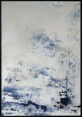 ENDlos 100 x 70 cm Mischtechnik, Acryl, Linoldruck